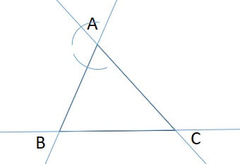 三角形の傍心の見つけ方