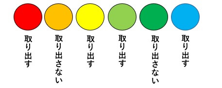 6色の玉