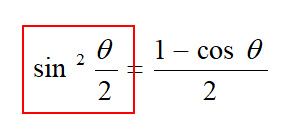 半角の公式